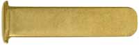 Wedge key, polished brass, for Thompson Center rifles